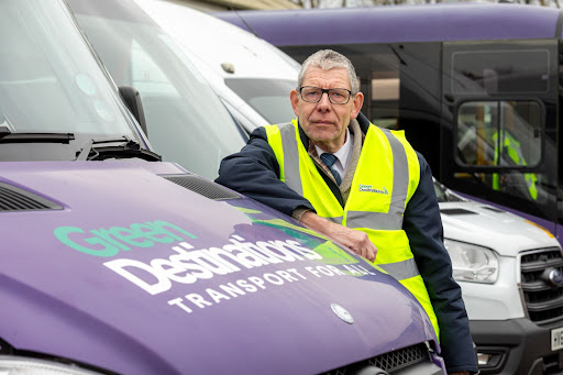 Green Destinations specialist SEND transport vehicle
